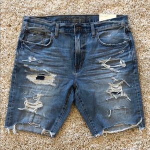 Men’s jean cutoff shorts